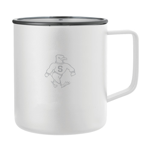  Rover Camp Vacuum Insulated White Mug 14oz - Sammy the Sea Gull Engraved