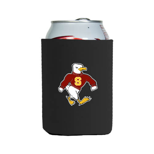  Neoprene Black Can Holder - Sammy the Sea Gull