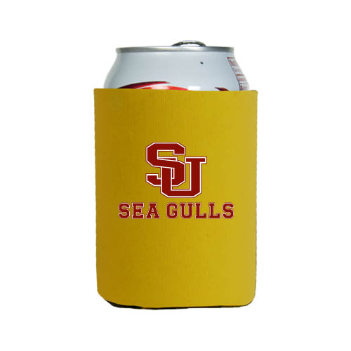  Neoprene Gold Can Holder - SU Sea Gulls