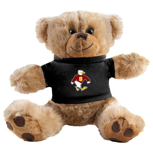  Plush Big Paw 8 1/2 inch Brown Bear w/Black Shirt - Sammy the Sea Gull