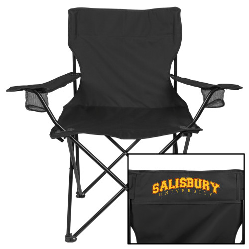  Deluxe Black Captains Chair - Arched Salisbury University