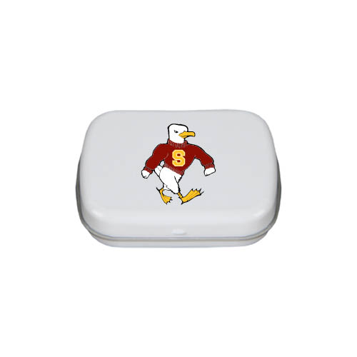  White Rectangular Peppermint Tin - Sammy the Sea Gull