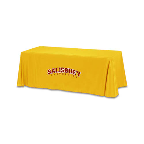 Gold 6 foot Table Throw - Arched Salisbury University