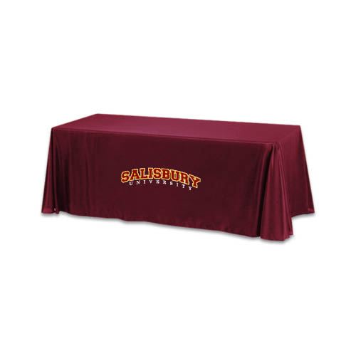  Maroon 6 foot Table Throw - Arched Salisbury University
