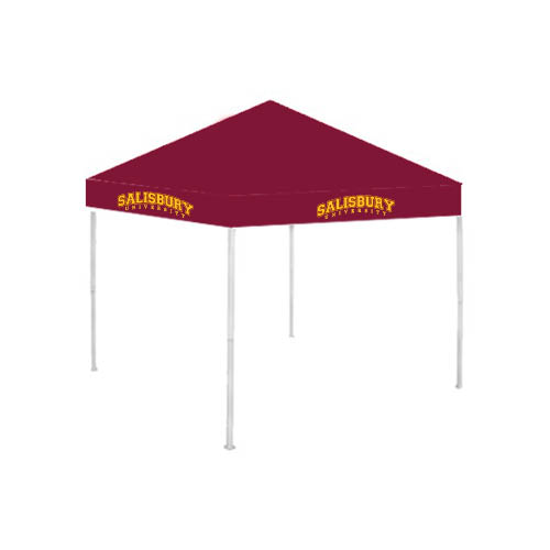  9 ft x 9 ft Maroon Tent - Arched Salisbury University