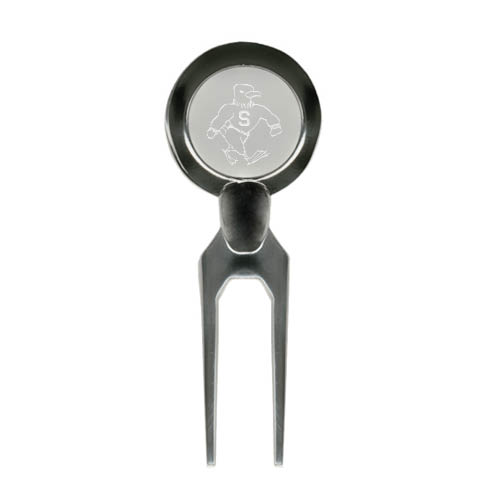  Silver Divot Tool/Ball Marker - Sammy the Sea Gull Engraved