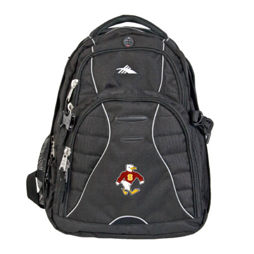  High Sierra Black Swerve Computer Backpack - Sammy the Sea Gull