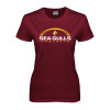 Thumbnail image for  Womens Maroon Short Sleeve Tee