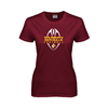 Thumbnail image for  Womens Maroon Short Sleeve Tee