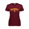Thumbnail image for  Womens Maroon Short Sleeve Tee