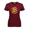 Thumbnail image for  Womens Maroon Short Sleeve Tee