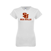 Thumbnail image for  Next Level Womens White Boyfriend Tee