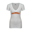 Thumbnail image for  Next Level Womens White Ideal V Tee