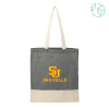 Thumbnail image for  Split Recycled Black Cotton Twill Convention Tote