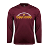 Thumbnail image for  Maroon Performance Long Sleeve Shirt