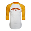 Thumbnail image for  White/Gold Raglan Baseball T Shirt