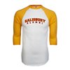 Thumbnail image for  White/Gold Raglan Baseball T Shirt