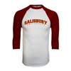 Thumbnail image for  White/Maroon Raglan Baseball T Shirt