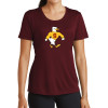Thumbnail image for  Womens Maroon Performance Short Sleeve Tee