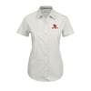 Thumbnail image for  Womens White Twill Button Up Short Sleeve
