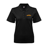Thumbnail image for  Womens Silk Touch Black Pique Polo