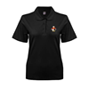 Thumbnail image for  Womens Silk Touch Black Pique Polo