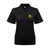 Thumbnail image for  Womens Silk Touch Black Pique Polo