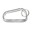 Thumbnail image for  Silver Carabiner with Split Ring