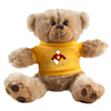 Thumbnail image for  Plush Big Paw 8 1/2 inch Brown Bear w/Gold Shirt
