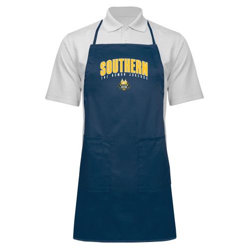  Full Length Navy Apron - Arched Southern The Human Jukebox