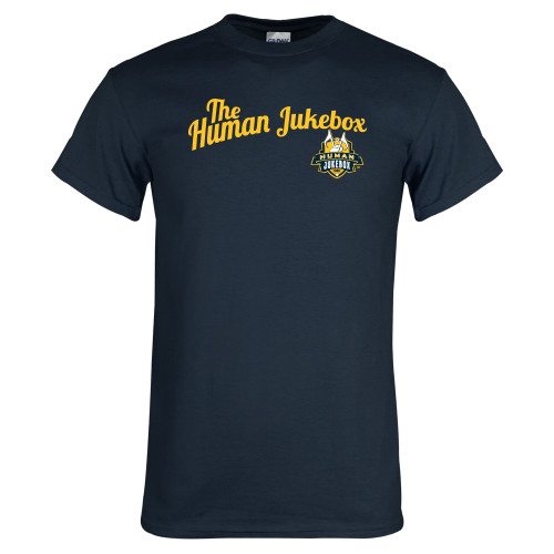  Navy T Shirt - The Human Jukebox Script