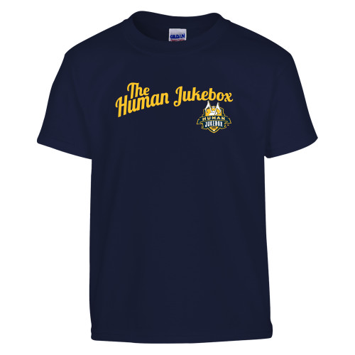  Youth Navy T Shirt - The Human Jukebox Script