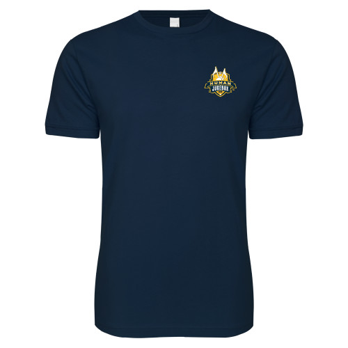  Next Level Navy SoftStyle T Shirt - The Human Jukebox Official Mark