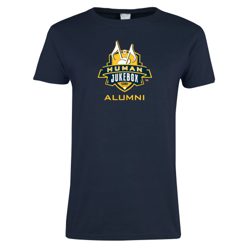  Womens Short Sleeve Navy Tee - Alumni