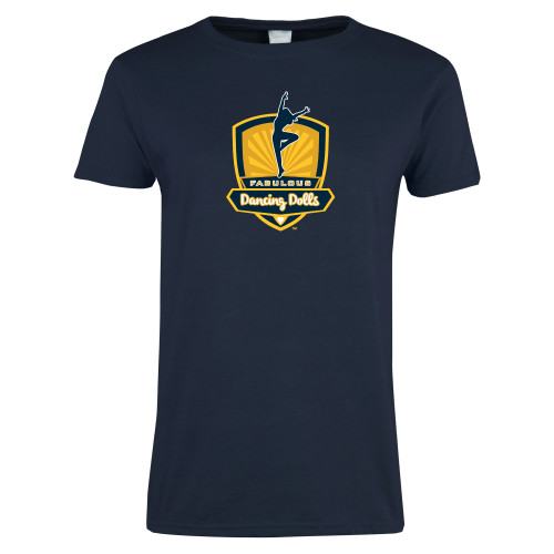  Womens Short Sleeve Navy Tee - Fabulous Dancing Dolls