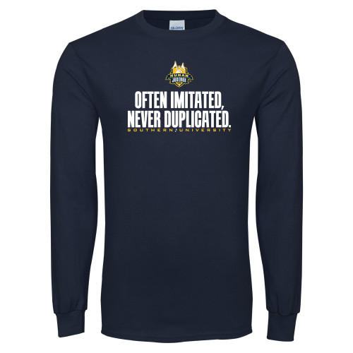  Navy Long Sleeve T-Shirt - Often Imitated