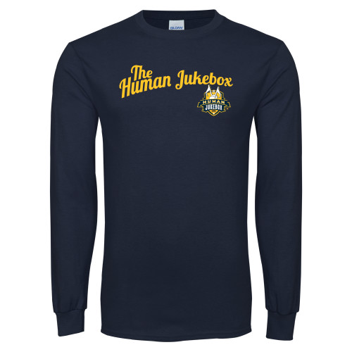  Navy Long Sleeve T-Shirt - The Human Jukebox Script