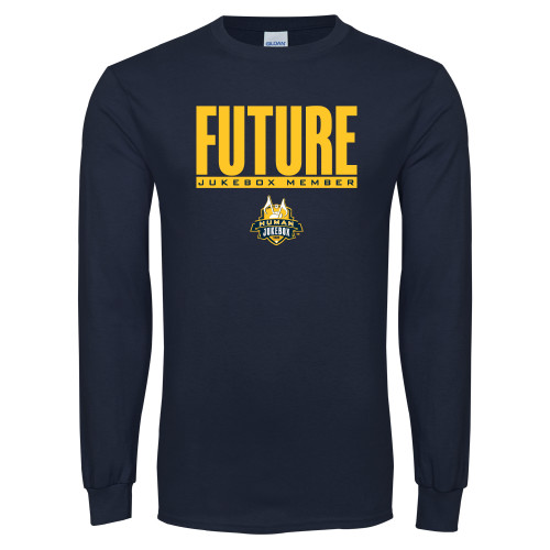  Navy Long Sleeve T-Shirt - Future Jukebox Member