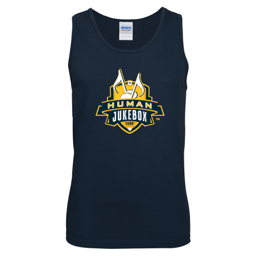  Navy Tank Top - The Human Jukebox Official Mark