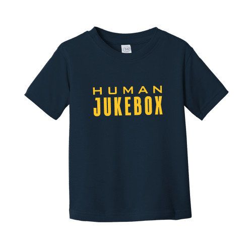  Toddler Navy T Shirt - Human Jukebox Wordmark