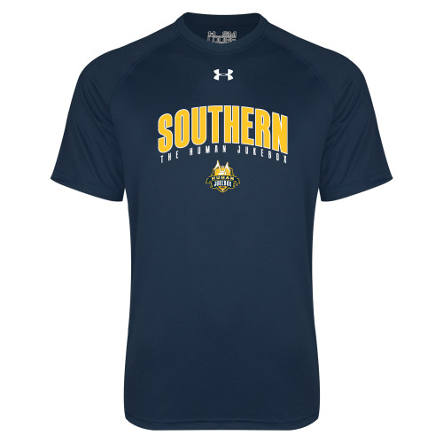  Under Armour Navy Tech Tee - Arched Southern The Human Jukebox