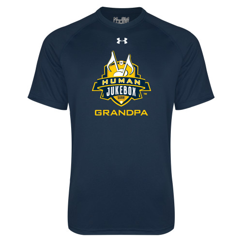  Under Armour Navy Tech Tee - Grandpa