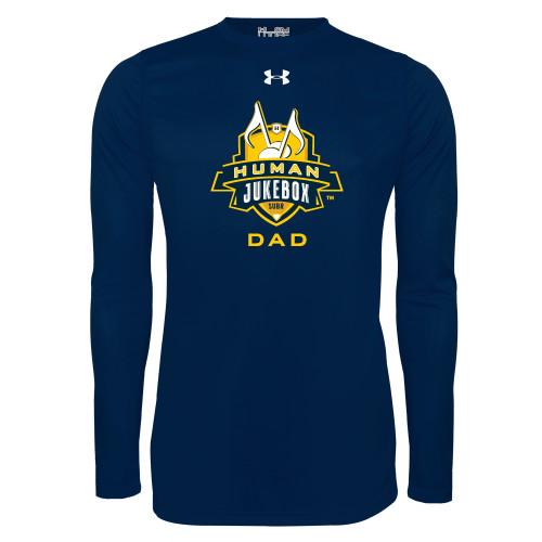  Under Armour Navy Long Sleeve Tech Tee - Dad