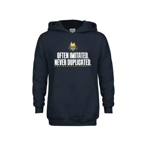  Youth Navy Fleece Hoodie - Often Imitated