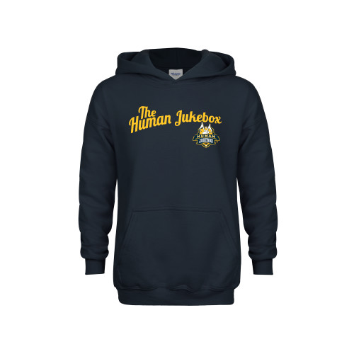  Youth Navy Fleece Hoodie - The Human Jukebox Script