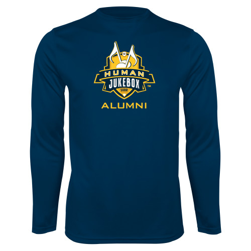  Navy Performance Long Sleeve Shirt - Alumni