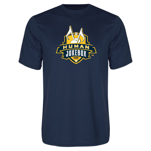  Navy Performance Tee - The Human Jukebox Official Mark