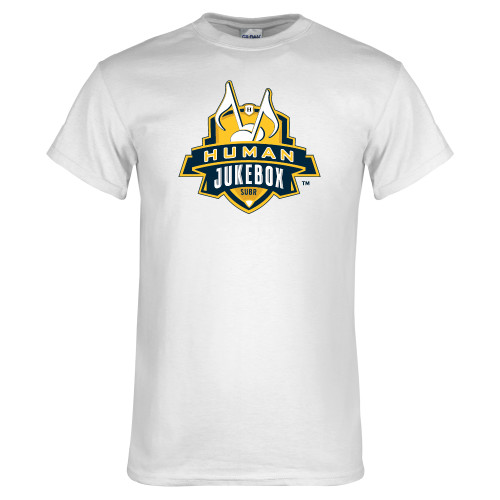  White T Shirt - The Human Jukebox Official Mark