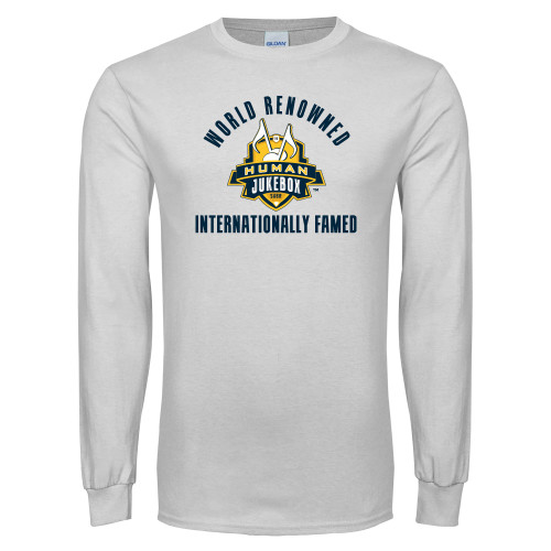  White Long Sleeve T Shirt - World Renowed