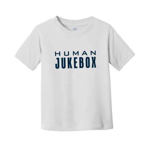  Toddler White T Shirt - Human Jukebox Wordmark